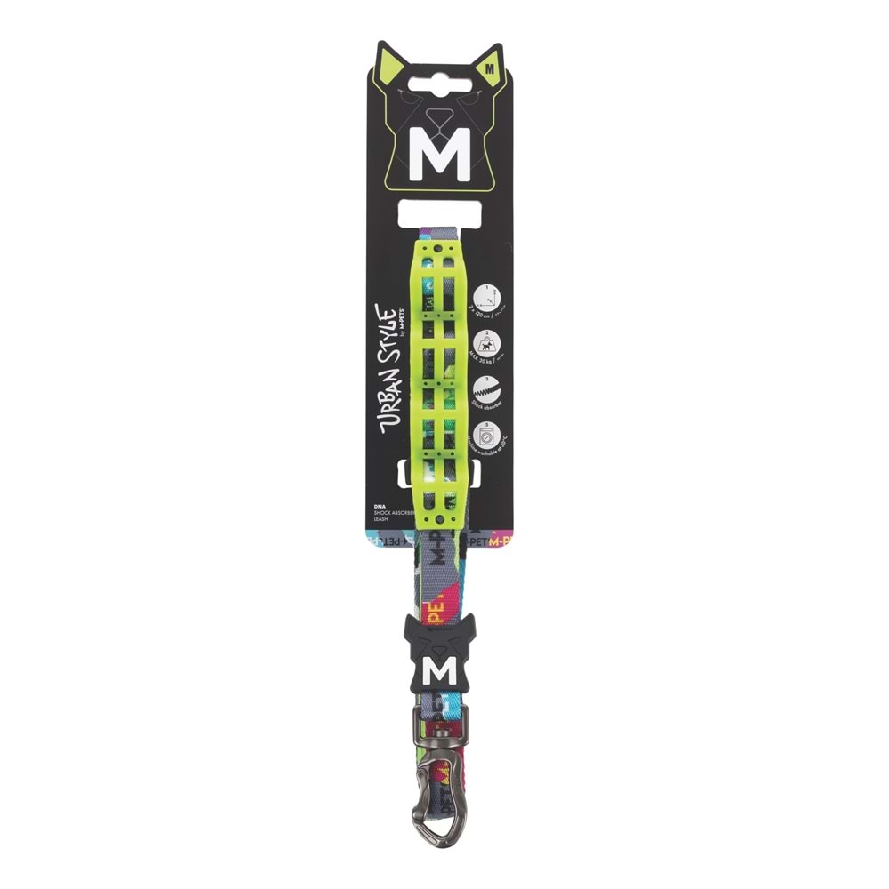 10864799 M-PETS URBAN STYLE DNA ŞOK EMİCİ GEZDİRME TASMA (M)
