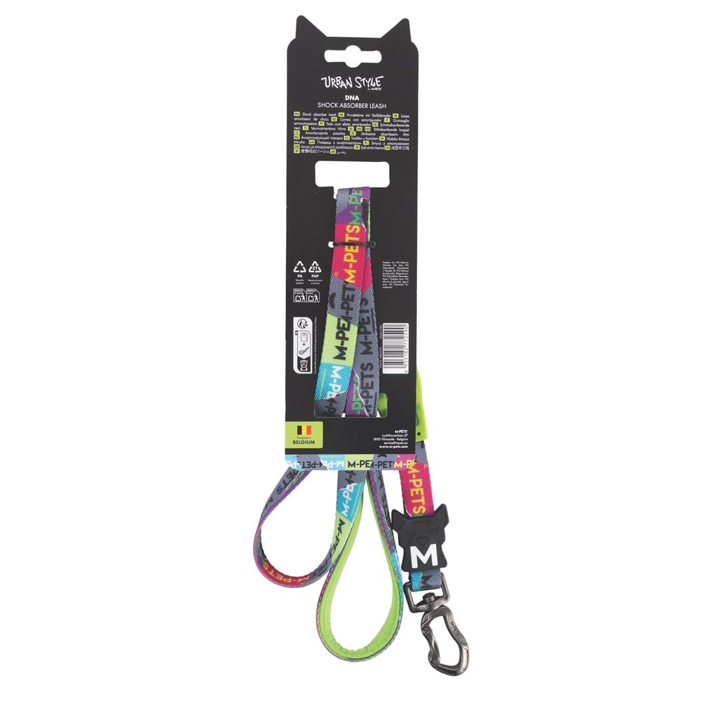 10864799 M-PETS URBAN STYLE DNA ŞOK EMİCİ GEZDİRME TASMA (M)