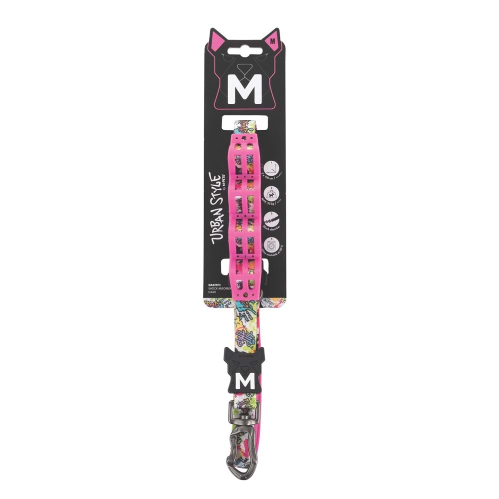 10864999 M-PETS URBAN STYLE GRAFFITI ŞOK EMİCİ GEZDİRME TASMA (M)