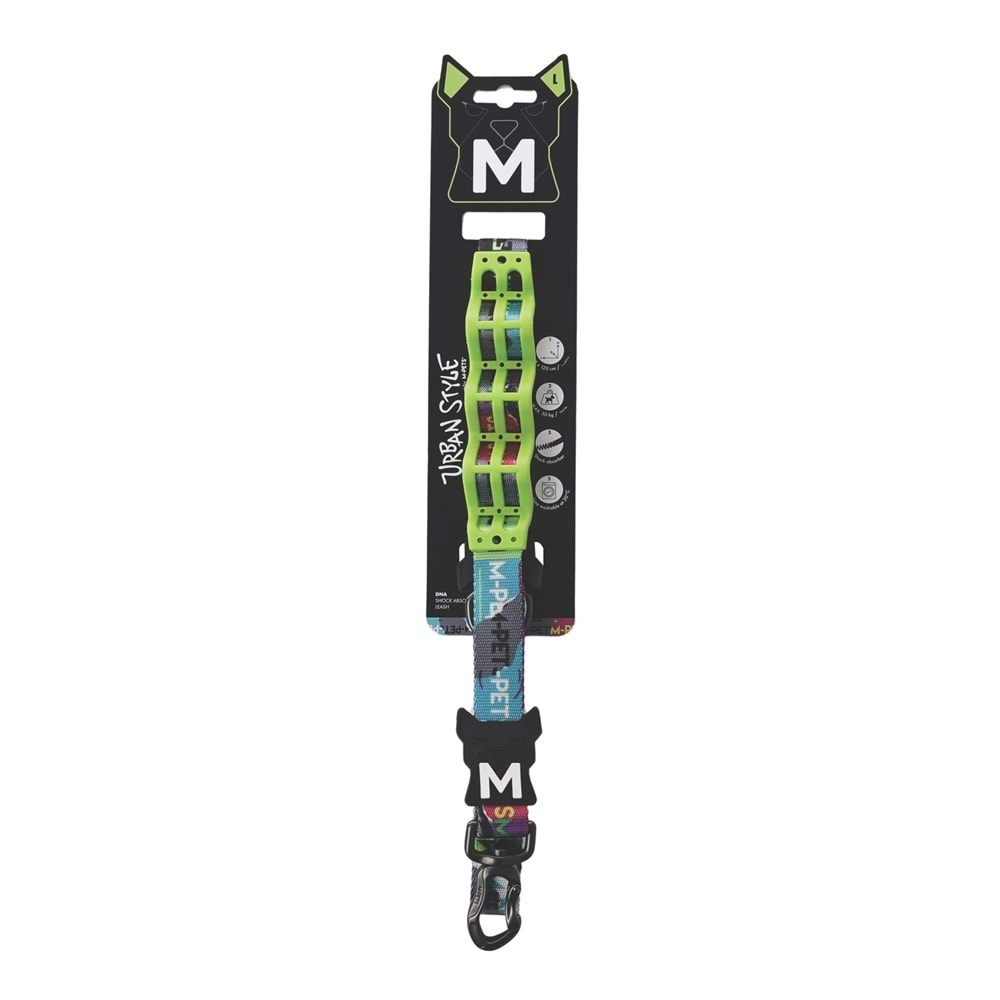 10865299 M-PETS URBAN STYLE DNA ŞOK EMİCİ GEZDİRME TASMA (L)