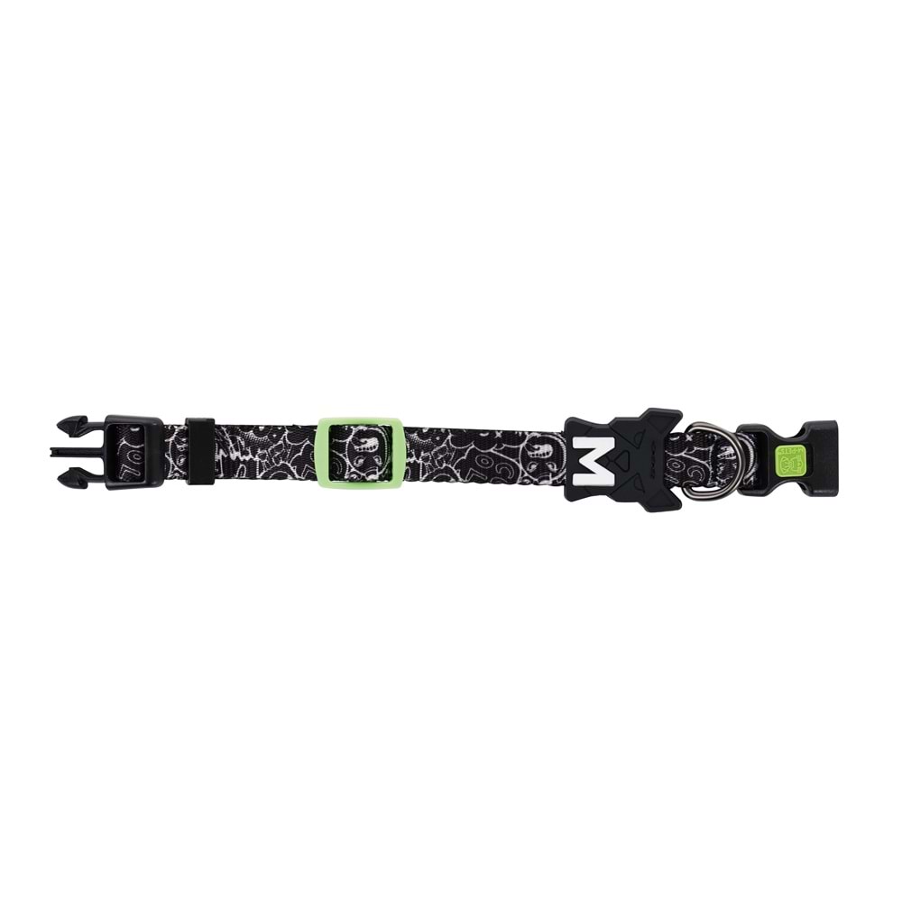 10867299 M-PETS URBAN STYLE FREESTYLE BLACK/WHİTE BOYUN TASMASI (L)