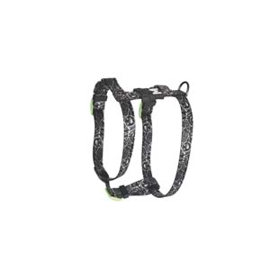 10869099 M-PETS URBAN STYLE BLACK/WHİTE ACTİVE KÖPEK GÖĞÜS TASMASI (S)