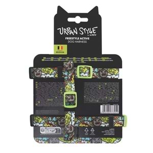 10869399 M-PETS URBAN STYLE MULTİCOLOR ACTİVE KÖPEK GÖĞÜS TASMASI (XS)