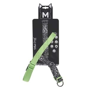 10870899 M-PETS URBAN STYLE BLACK/WHİTE NORWEGIAN KÖPEK GÖĞÜS TASMASI (L)
