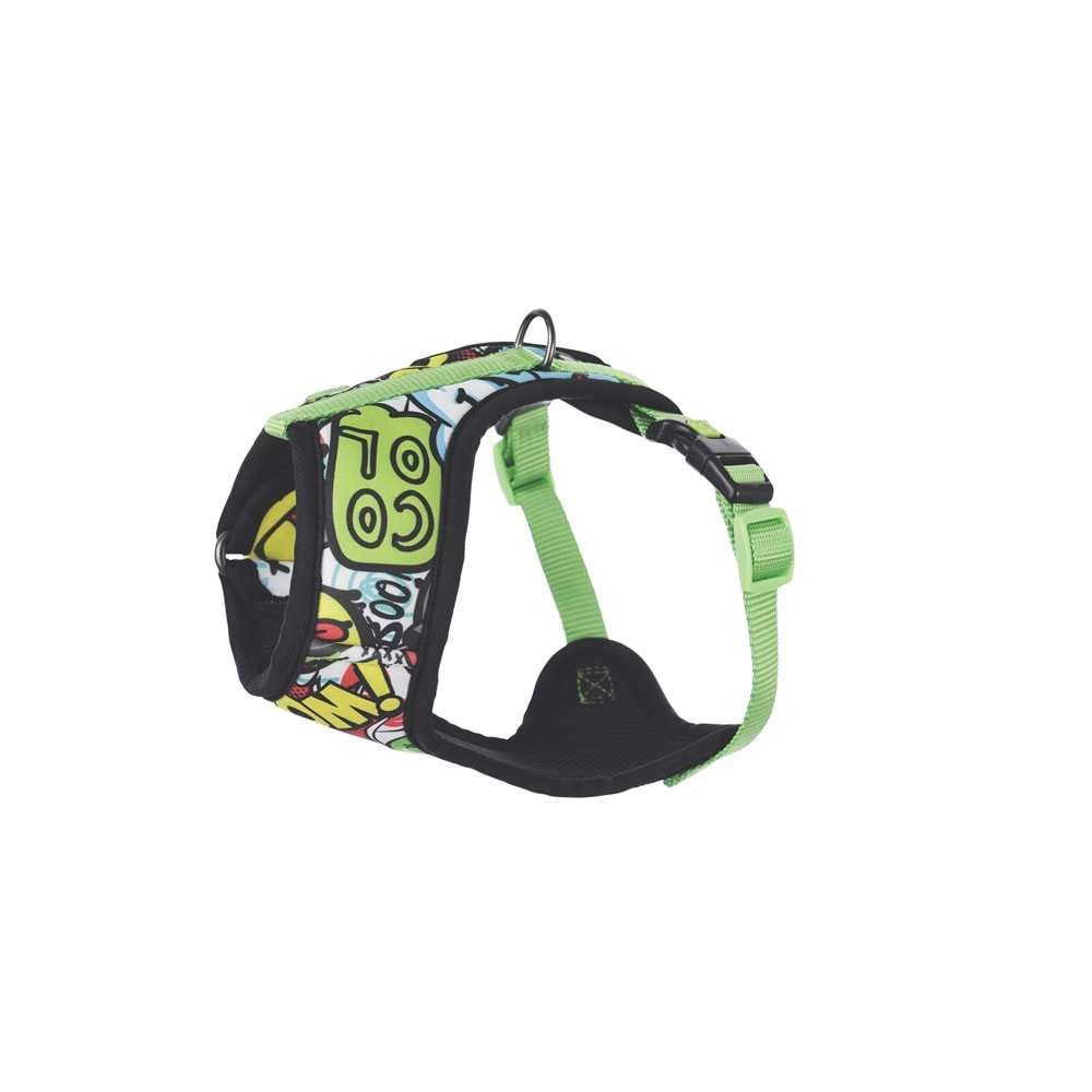 10872999 M-PETS URBAN STYLE MULTİCOLOR EASY FİT KÖPEK GÖĞÜS TASMASI (S)