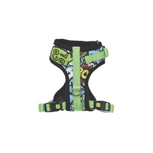 10872999 M-PETS URBAN STYLE MULTİCOLOR EASY FİT KÖPEK GÖĞÜS TASMASI (S)