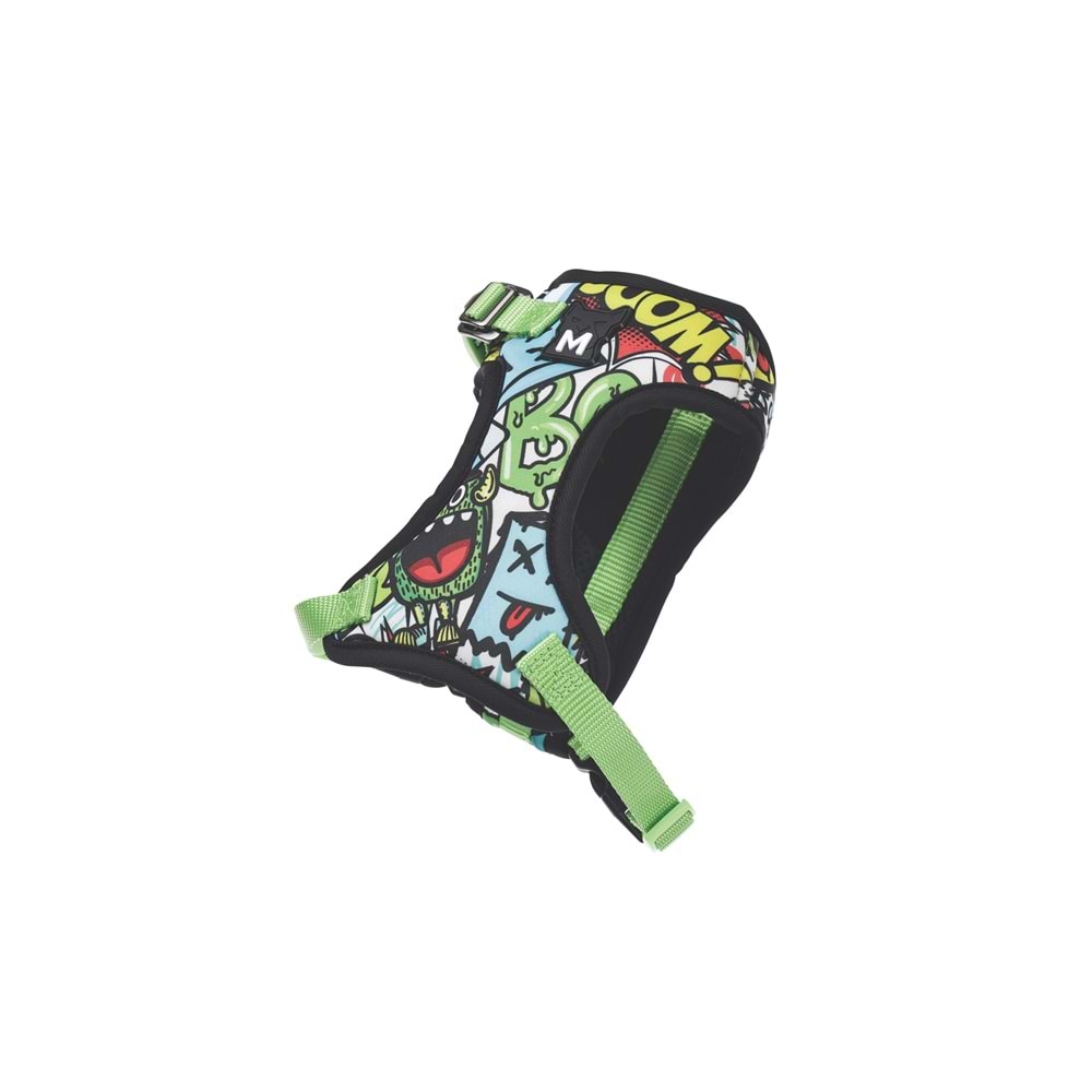 10872999 M-PETS URBAN STYLE MULTİCOLOR EASY FİT KÖPEK GÖĞÜS TASMASI (S)