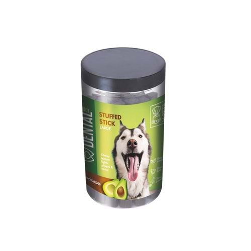 19029499 M-PETS DENTAL SNACK AVOCADO STUFFED STICK LARGE ÖDÜL 510GR