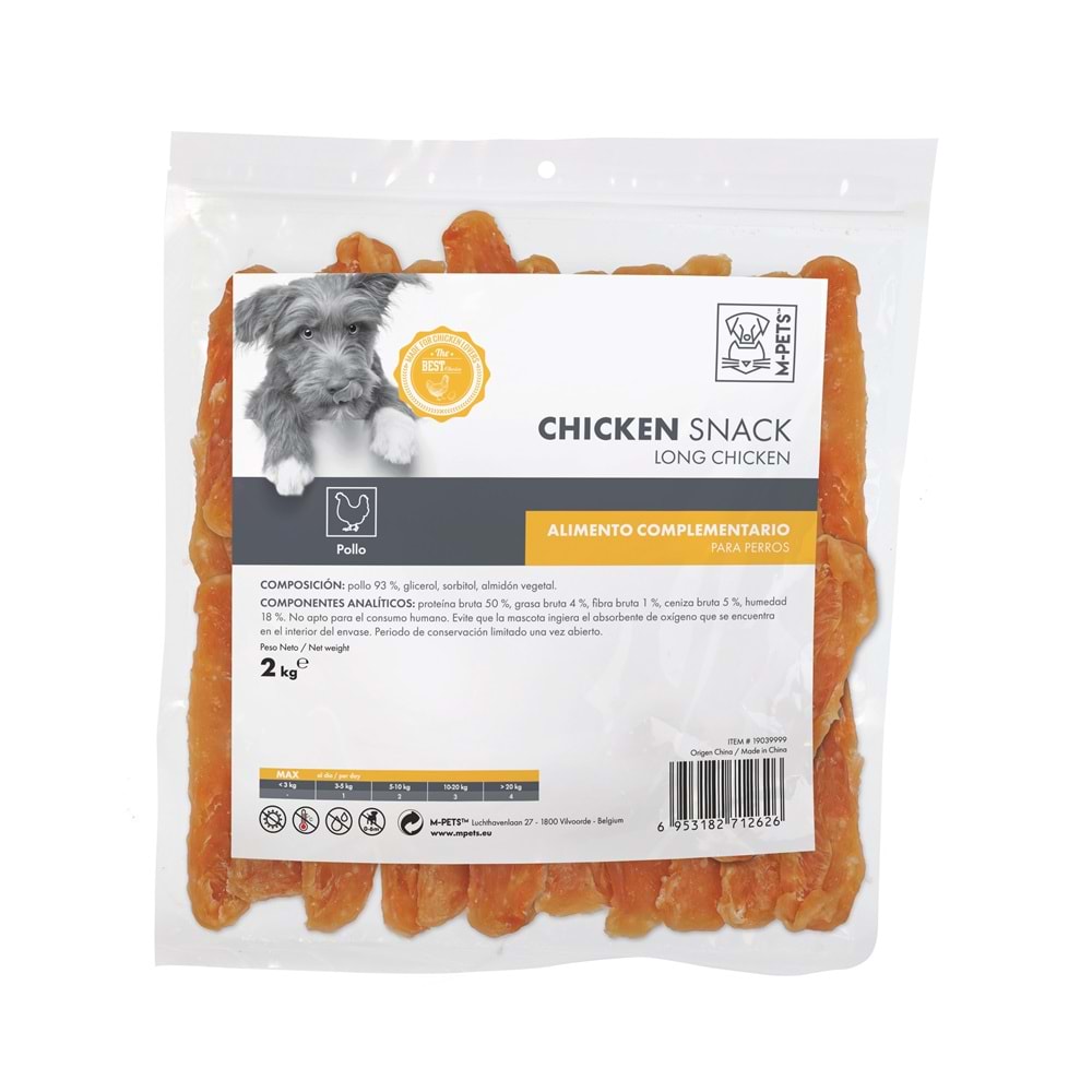 19039999 M-PETS BITE DELIGHT LONG CHICKEN KÖPEK ÖDÜLÜ 2KG