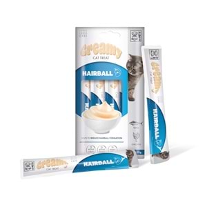 19049699 M-PETS HAIRBALL FONKSİYONEL CREAMY KEDİ ÖDÜLÜ 4X15GR