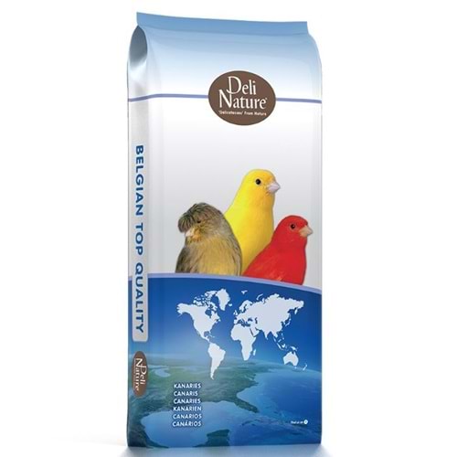 704250 DELİ NATURE 80 ŞALGAMSIZ SUPER KANARYA ÜRETİM YEMİ 20KG (PERİLLALI)
