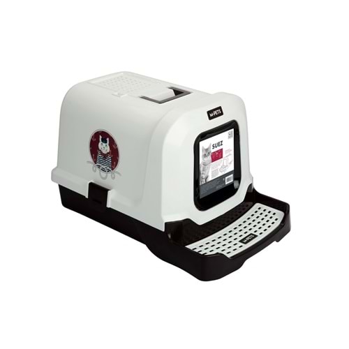 20101299 M-PETS SUEZ SAİLOR/CAT KAPALI KEDİ TUVALETİ 69X42X41CM