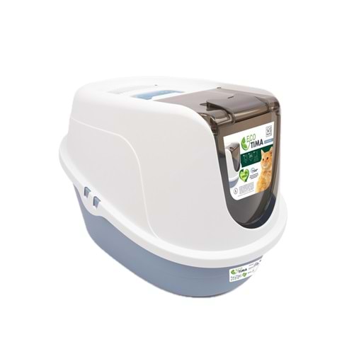 20117599 M-PETS ECO TIMA KEDİ TUVALETİ (L) OCEAN BLUE