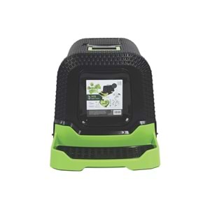 20118399 M-PETS ECO RATTAN KAPALI KEDİ TUVALETİ BLACK/GREEN