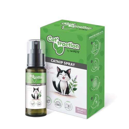 20120499 M-PETS CAT TRACTİON CATNİP SPRAY 70ML