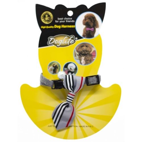 201441-DOGLİFE KÖPEKLER İÇİN ZİLLİ KRAVAT (S) MİX COLOR