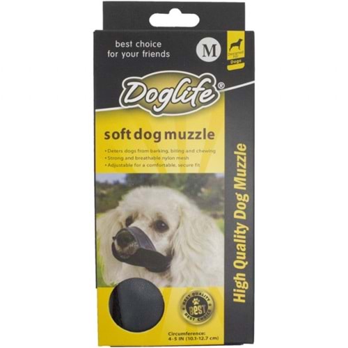 201446-DOGLİFE KÖPEKLER İÇİN SOFT BEZ AĞIZLIK (M)