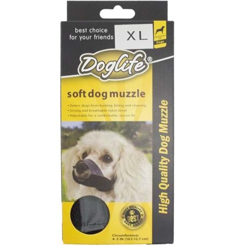 201448-DOGLİFE KÖPEKLER İÇİN SOFT BEZ AĞIZLIK (XL)