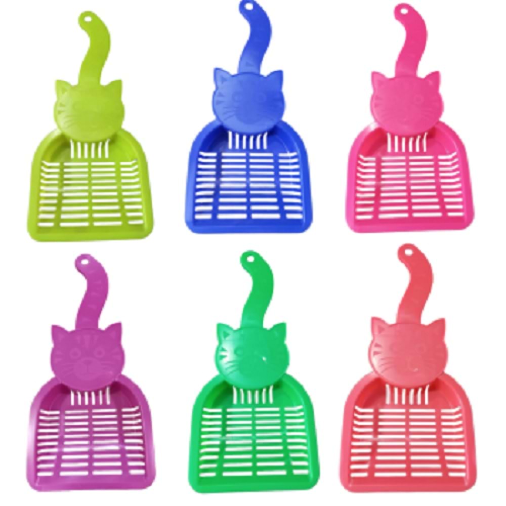 201619 CATLİFE KEDİ KUMU KÜREK KEDİ KAFALI 12Lİ PAKET