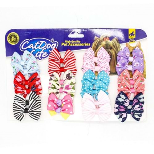 201694-CAT/DOGLİFE KEDİ ve KÖPEK İÇİN TOKA 24LÜ MİX COLOR