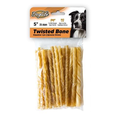 202708-DOGLİFE BURGU ÇUBUK NATUREL 5-6GR/AD. 25Lİ