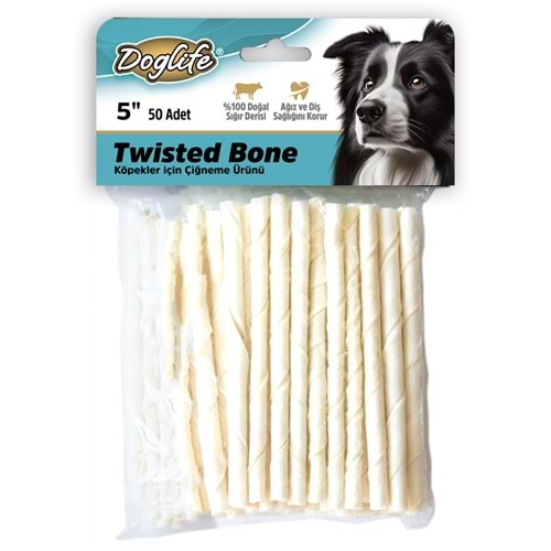 202710-DOGLİFE BURGU ÇUBUK WHİTE 5-6GR/AD. 50Lİ