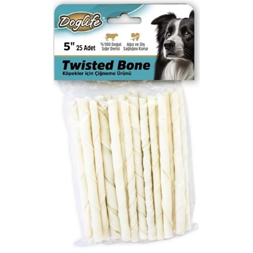 202711-DOGLİFE BURGU ÇUBUK WHİTE 5-6GR/AD. 25Lİ