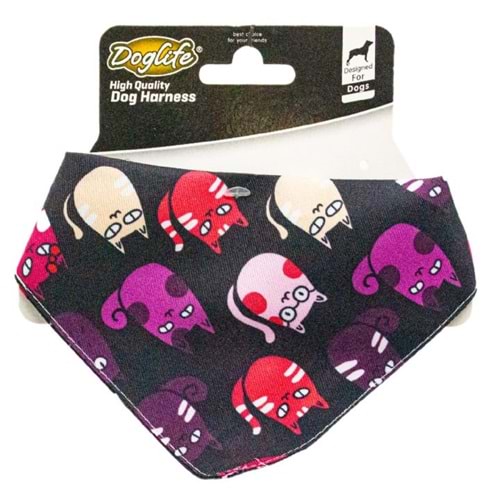 202956-DOGLİFE KÖPEKLER İÇİN FULAR MİX COLOR