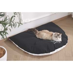 20304499 M-PETS SWEET DREAMS ÜÇGEN YATAK BLACK/WHİTE