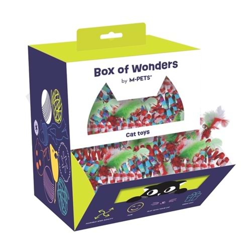 20603299 M-PETS WONDERS LOOP KEDİ OYUNCAĞI 80Lİ DISPLAY