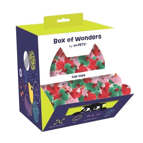 20603599 M-PETS WONDERS OLLİE KEDİ OYUNCAĞI 120Lİ DISPLAY