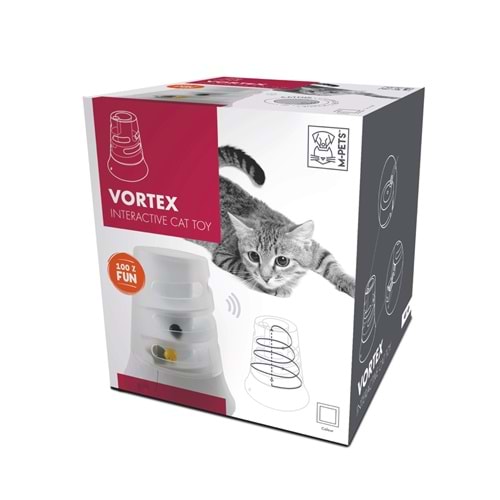 20624299 M-PETS VORTEX ELECTRONİC KEDİ OYUNCAĞI WHİTE