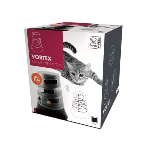 20624399 M-PETS VORTEX ELECTRONİC KEDİ OYUNCAĞI BLACK
