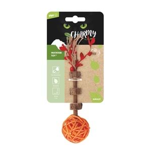 20640199 M-PETS CHARMY AMULET MATATABİ KEDİ OYUNCAĞI ORANGE