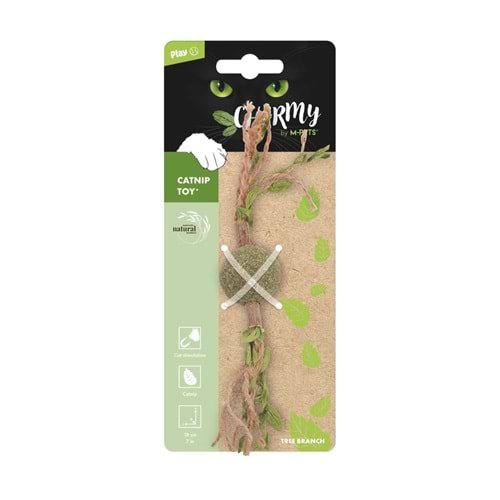 20641199 M-PETS CHARMY BRANCY CATNİPLİ KEDİ OYUNCAĞI GREEN