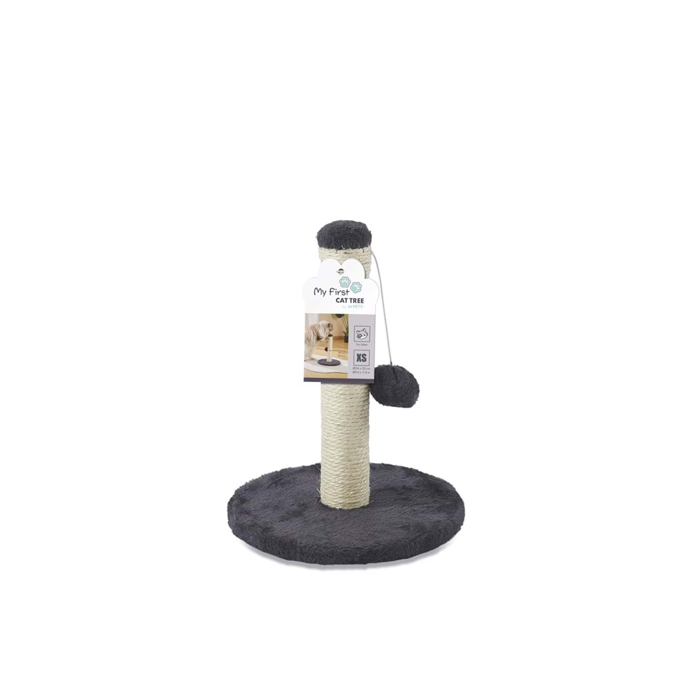 20643299 M-PETS MY FIRST KEDİ TIRMALAMA PONPONLU DARK GREY