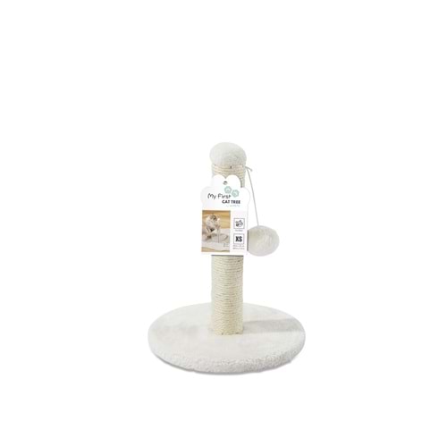 20643399 M-PETS MY FIRST KEDİ TIRMALAMA PONPONLU WHİTE