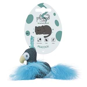 20647199 M-PETS PLUME PEAOCK CATNİPLİ KEDİ OYUNCAĞI BLUE