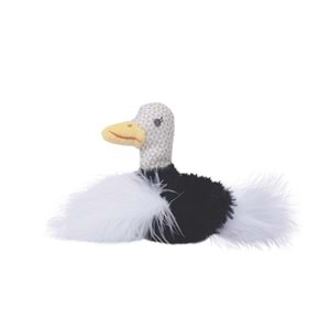 20647299 M-PETS PLUME OSTRİCH CATNİPLİ KEDİ OYUNCAĞI WHİTE