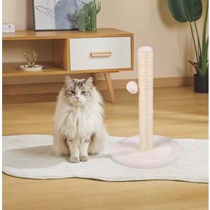 20648099 M-PETS MY SECOND PONPONLU KEDİ TIRMALAMA WHİTE