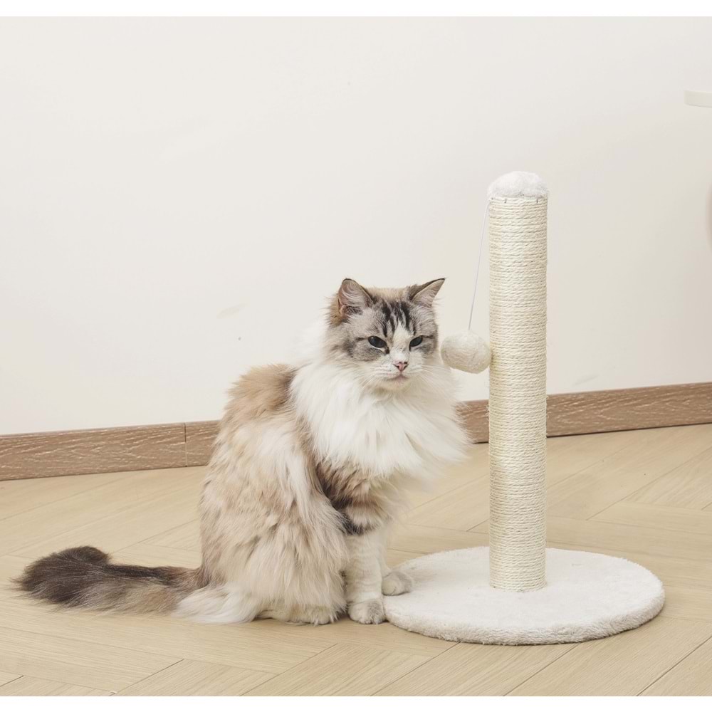 20648099 M-PETS MY SECOND PONPONLU KEDİ TIRMALAMA WHİTE
