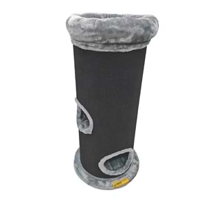 20656199 M-PETS PANTHER PREMİUM BURROW KEDİ TIRMALAMA GREY