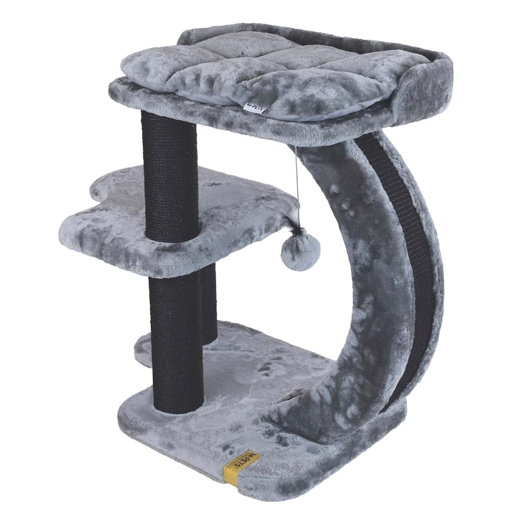20656399 M-PETS PANTHER PREMİUM OASIS KEDİ TIRMALAMA GREY