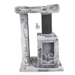 20656499 M-PETS PANTHER PREMİUM NOOK KEDİ TIRMALAMA GREY
