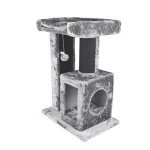20656499 M-PETS PANTHER PREMİUM NOOK KEDİ TIRMALAMA GREY