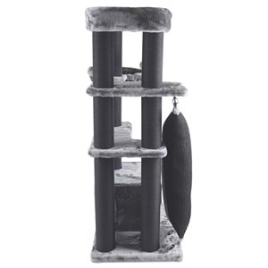 20656599 M-PETS PANTHER PREMİUM ABODE KEDİ TIRMALAMA GREY
