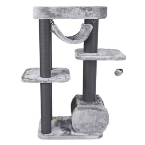 20656699 M-PETS PANTHER PREMİUM CANOPY KEDİ TIRMALAMA GREY