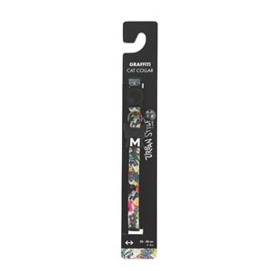 20804699 M-PETS URBAN STYLE GRAFFITI KEDİ BOYUN TASMASI
