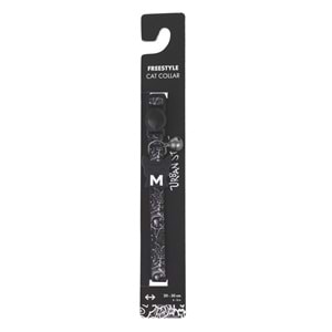 20804799 M-PETS URBAN STYLE FREESTYLE BLACK/WHİTE KEDİ BOYUN TASMASI