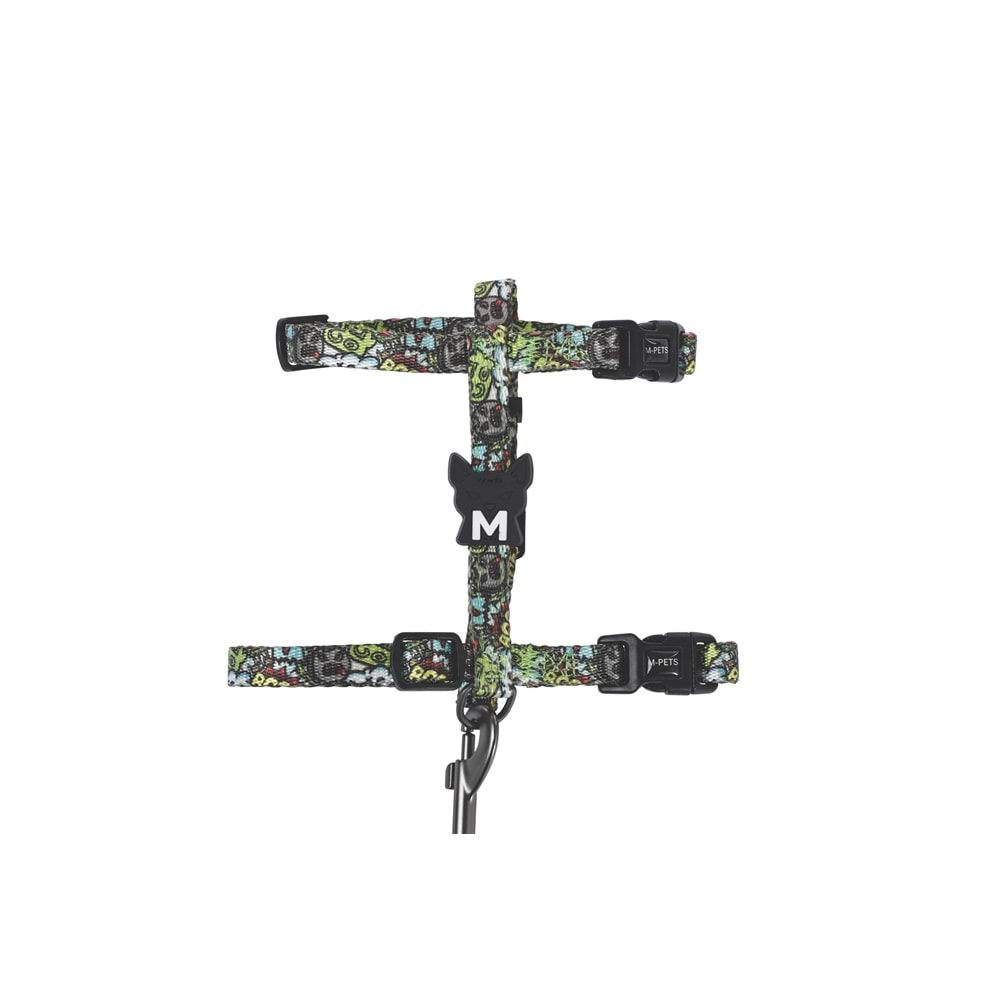 20805399 M-PETS URBAN STYLE FREESTYLE MULTİCOLOR KEDİ GÖĞÜS TASMASI SET
